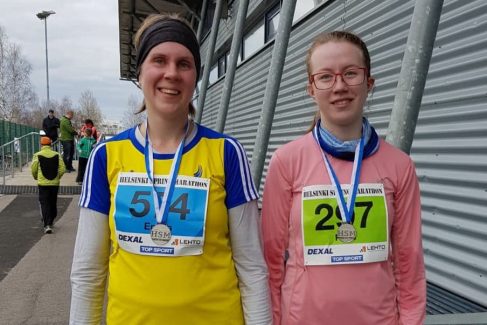Hyviä tuloksia Helsinki Spring Marathonilta
